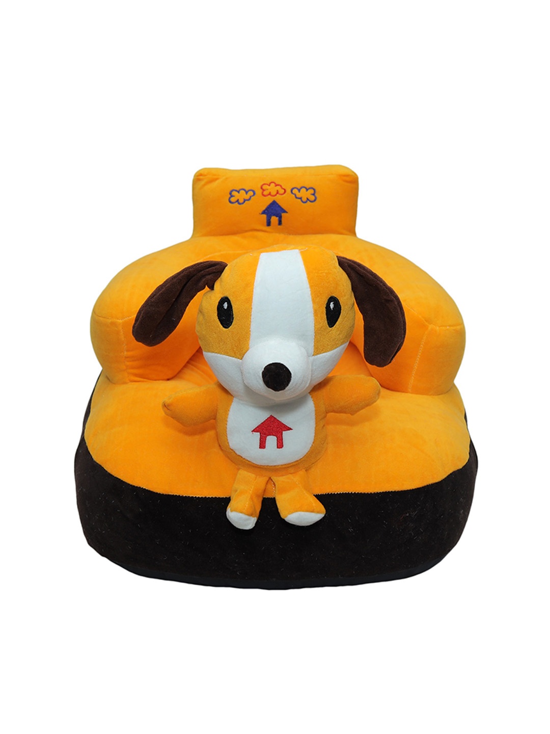 

KIDS WONDERS Kids Deer Sofa Soft Toy, Yellow
