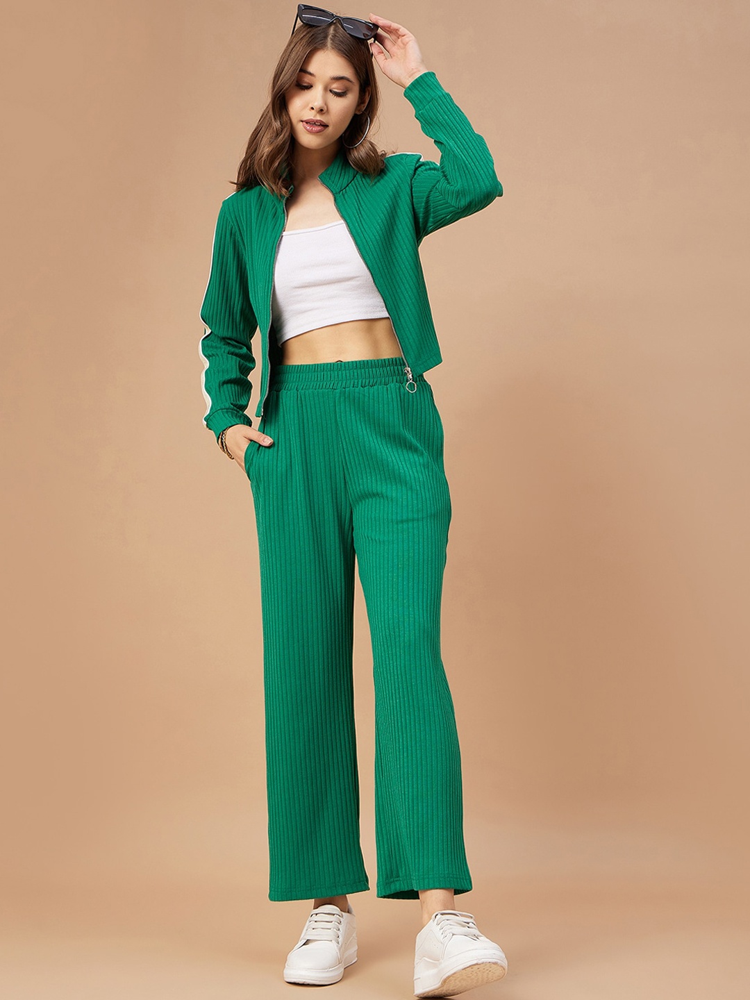 

Gipsy Ribbed Sweatshirt & Trouser, Green