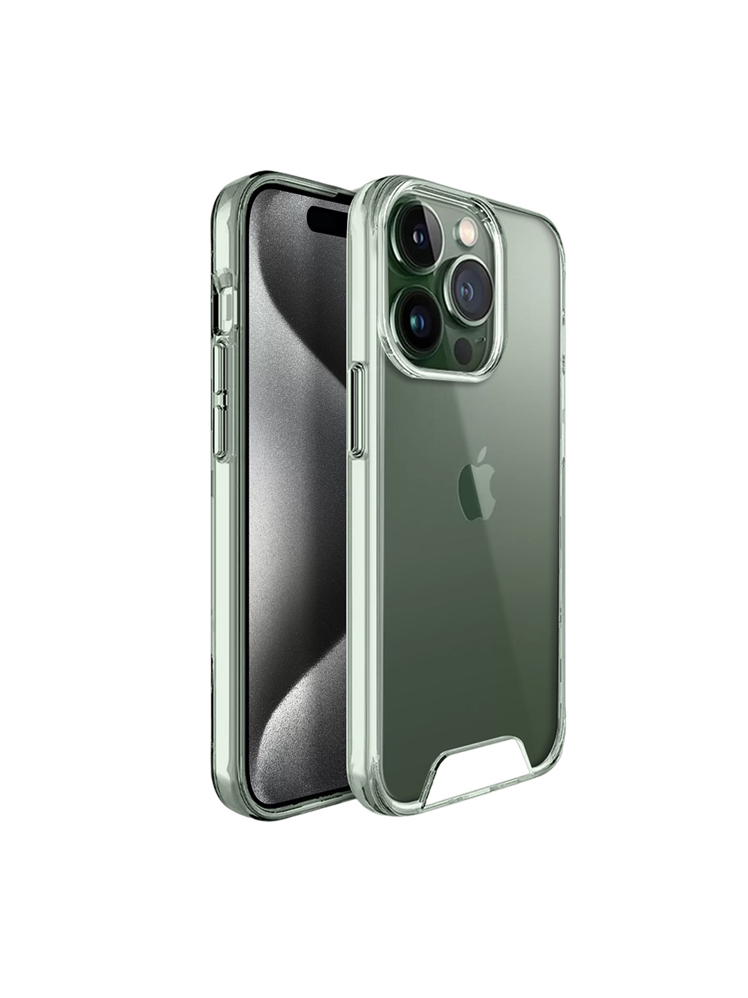 

Karwan Wireless Charging iPhone 15 Pro Max Back Case, Transparent