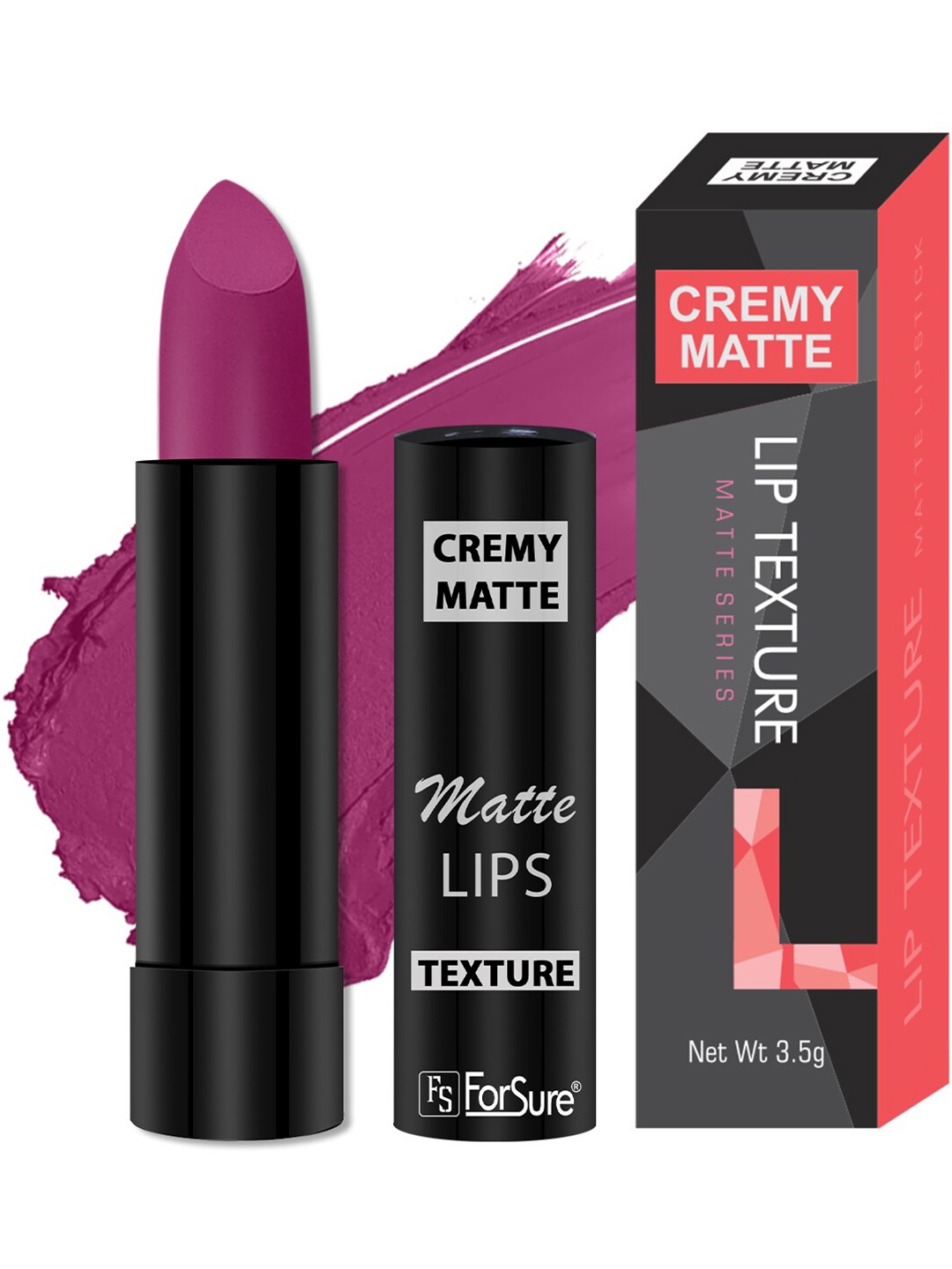 

ForSure Cremy Matte Long Lasting Lipstick - 3.5g - 58, Red