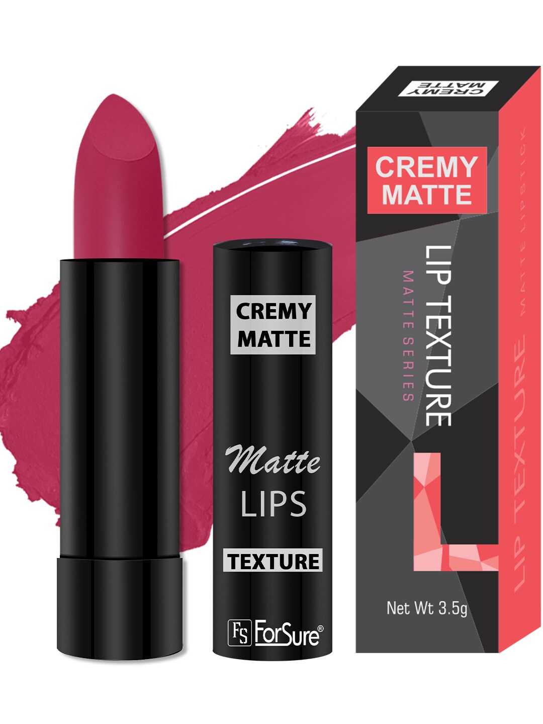 

ForSure Cremy Matte Texture Long Lasting Bullet Lipstick - 3.5g - Mauve Pink 92