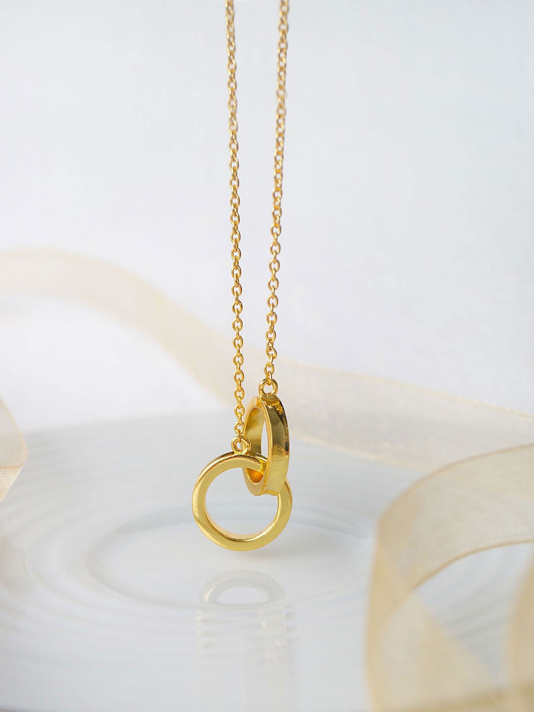 

MANNASH Gold-Toned Sterling Silver Gold-Plated Necklace