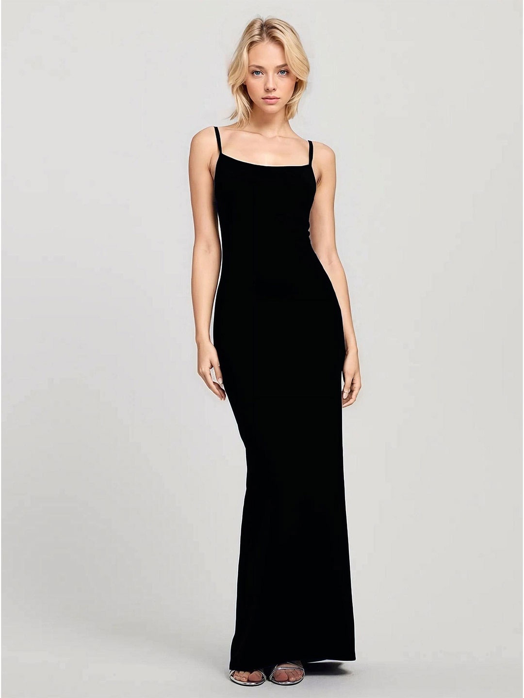 

MYWISHBAG Black Maxi Dress