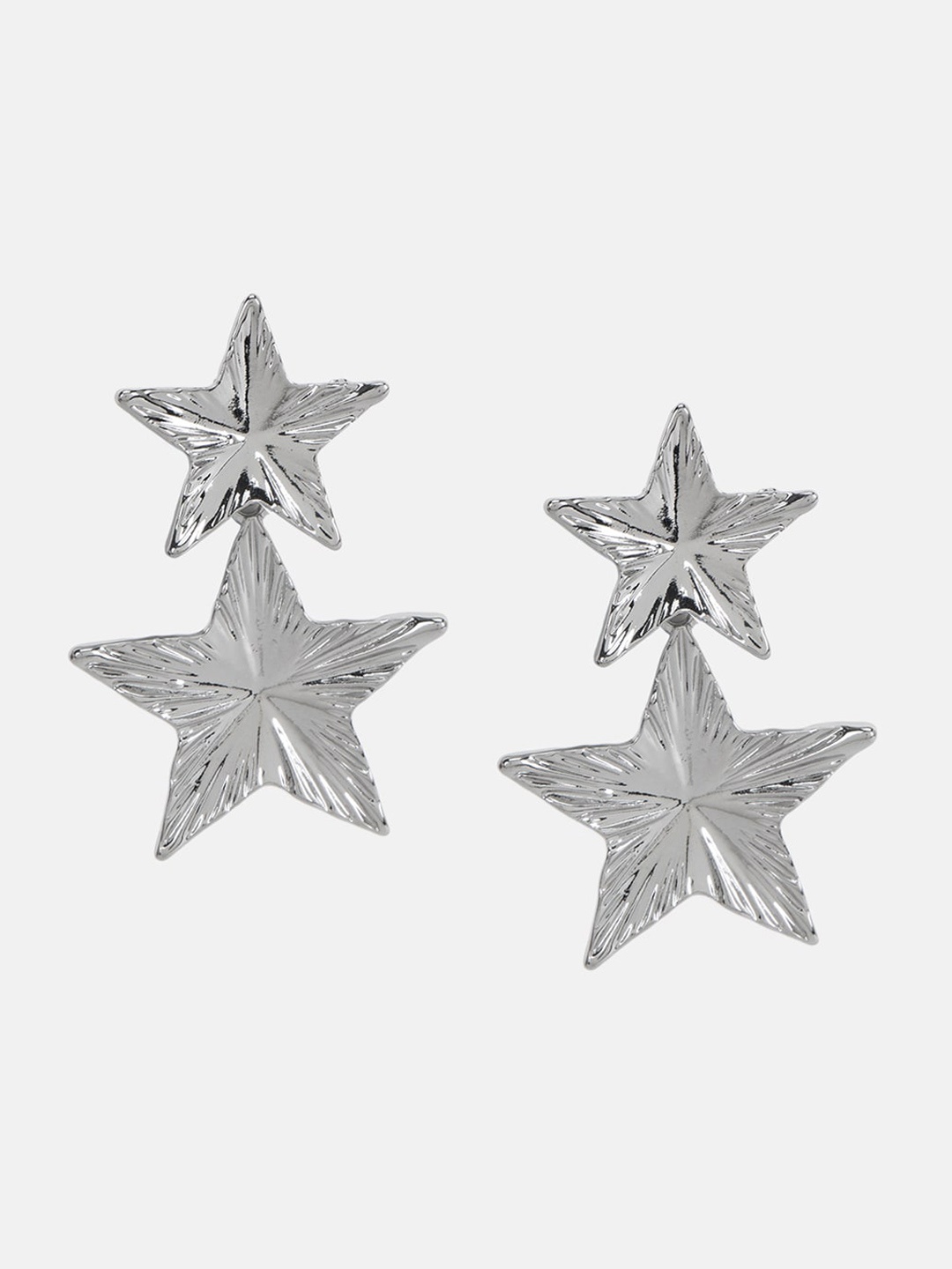 

Kazo Star Shaped Studs Earrings, Silver