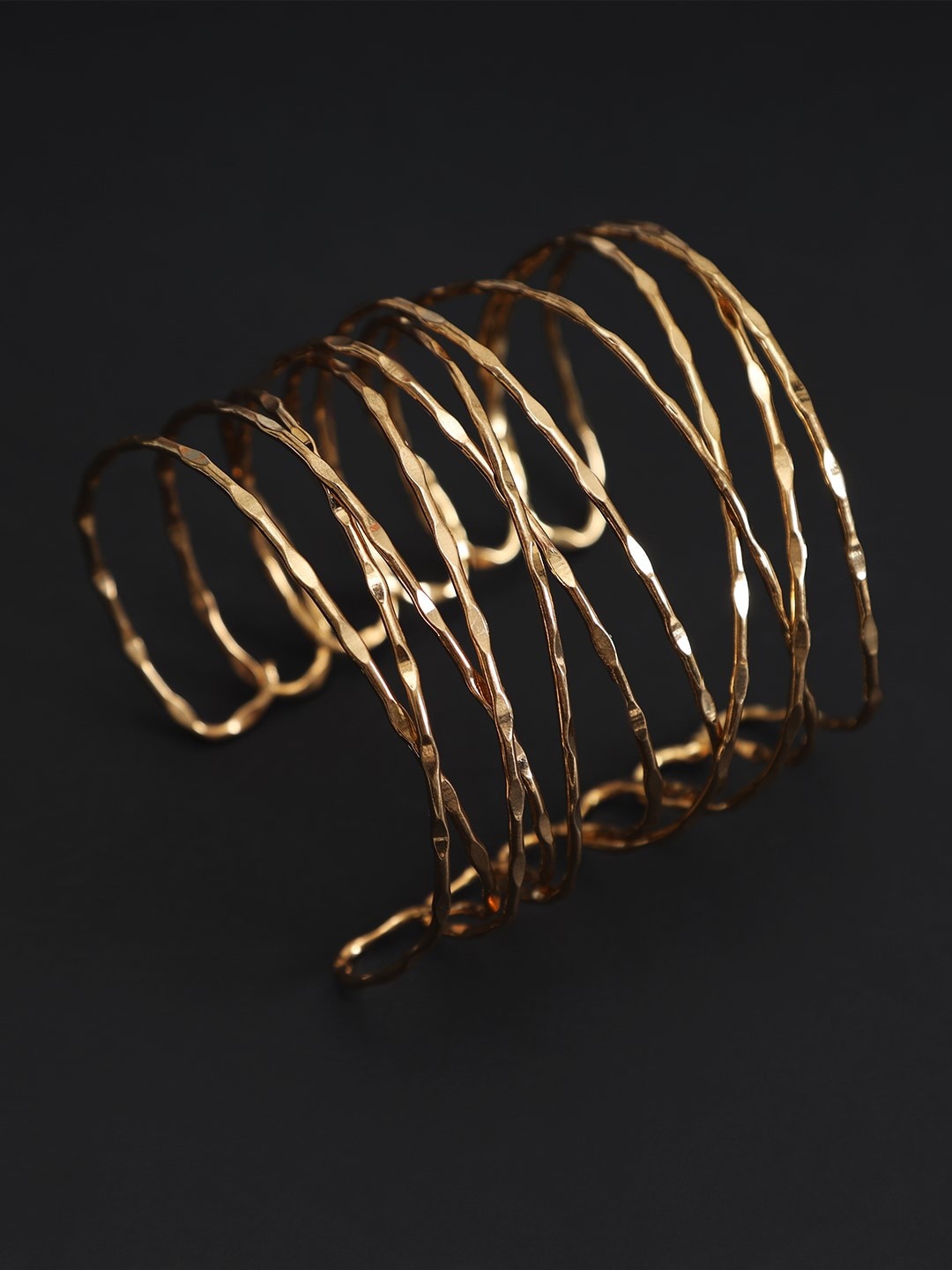 

Kazo Women Gold-Toned Cuff Bracelet