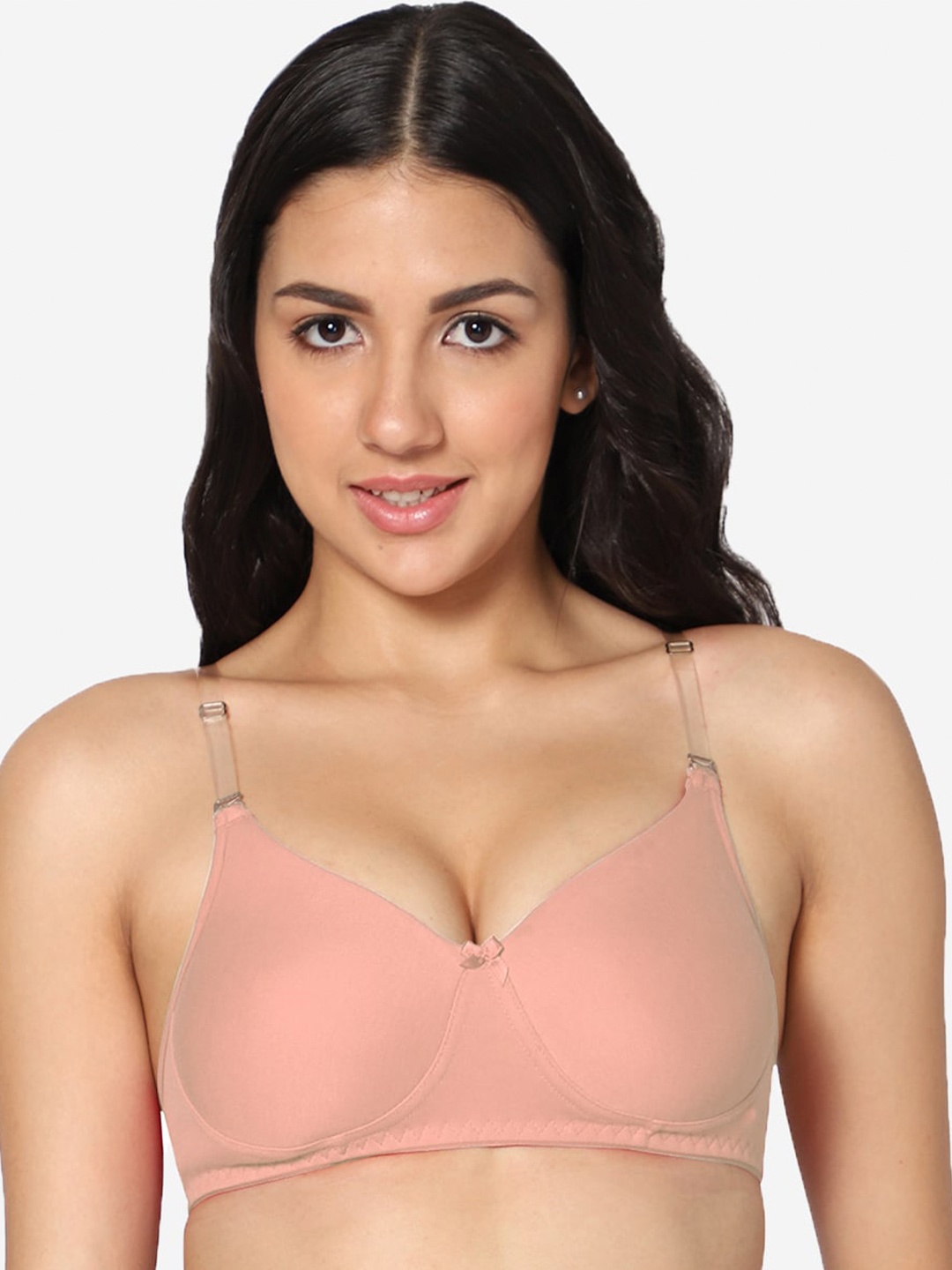 

In Care Peach-Coloured Bra Full Coverage