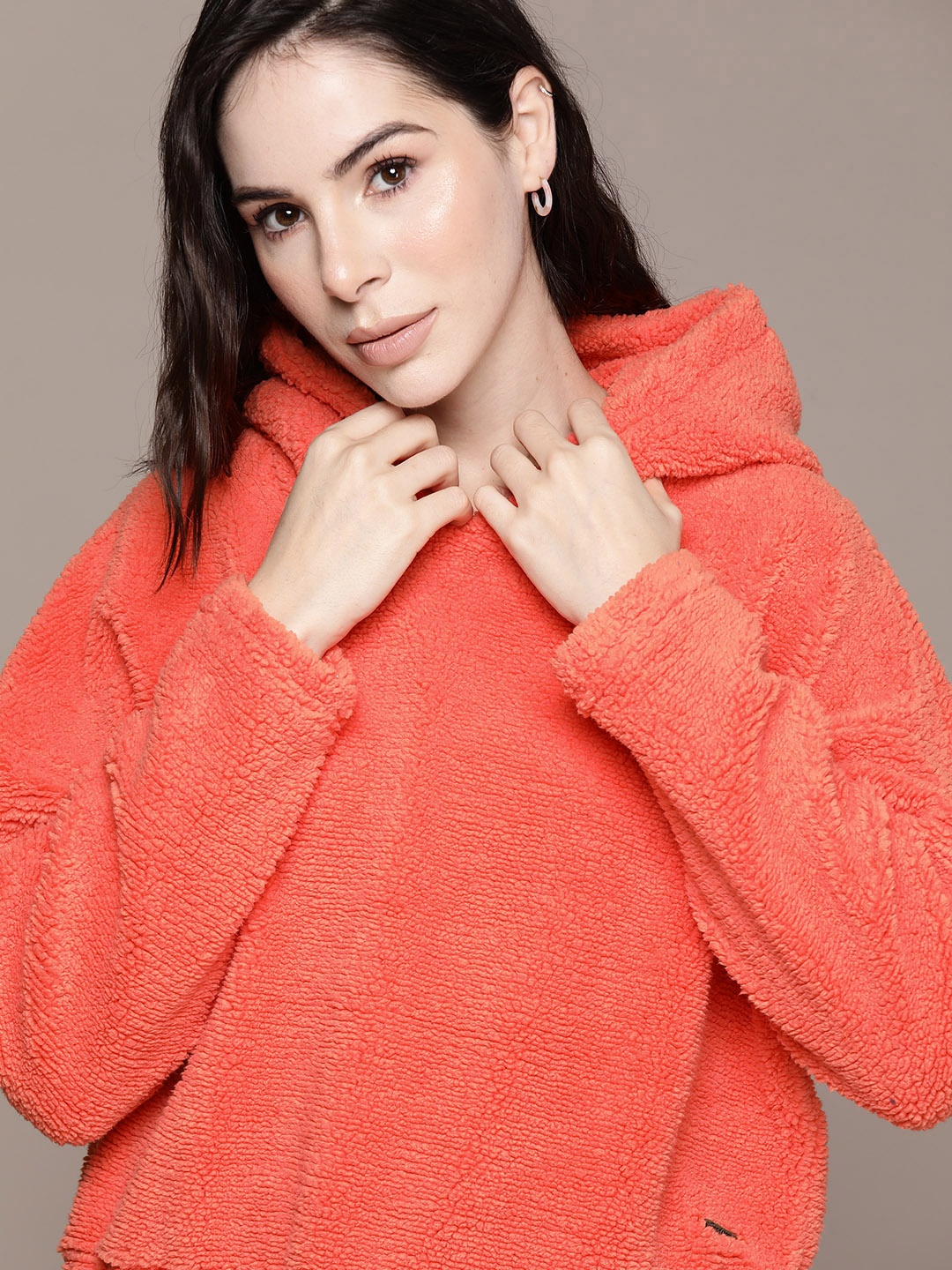 

Roadster Women Hooded Sweatshirt, Orange