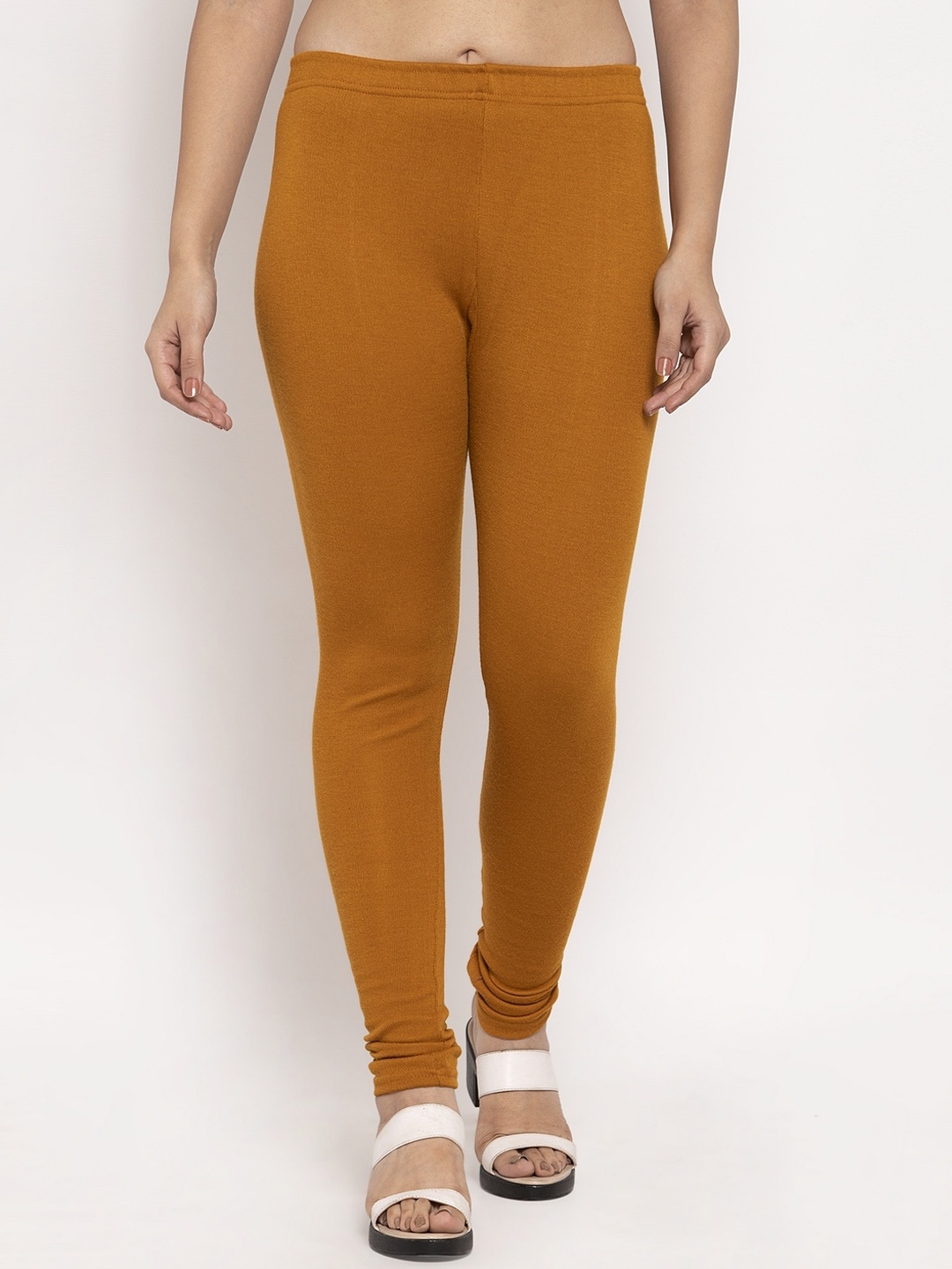 

Trend Level Ankle Length Wool Leggings, Mustard