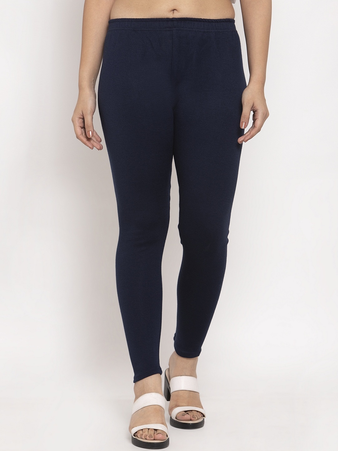 

Trend Level Woolen Ankle Length Leggings, Navy blue