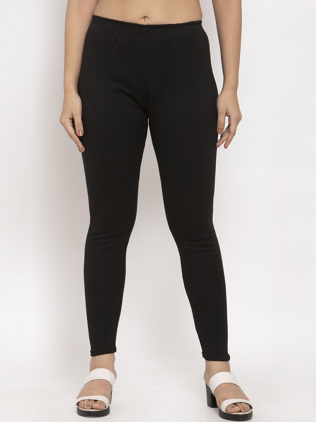 

Trend Level Woolen Ankle Length Leggings, Black