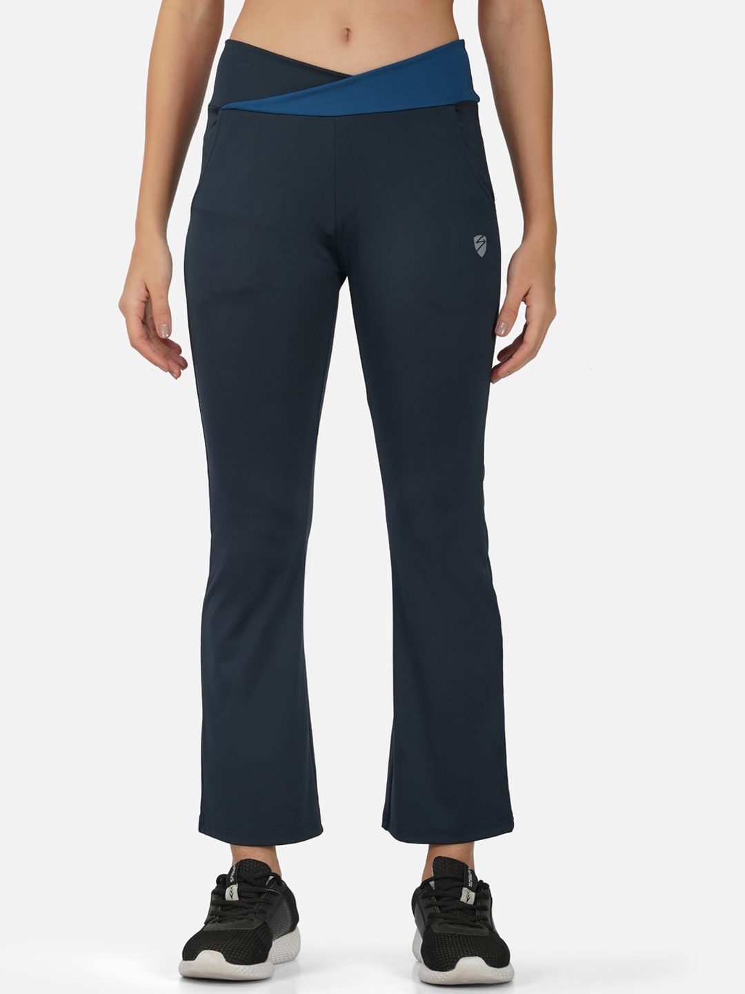 

UNPAR Women Dry Fit Sports Track Pants, Navy blue