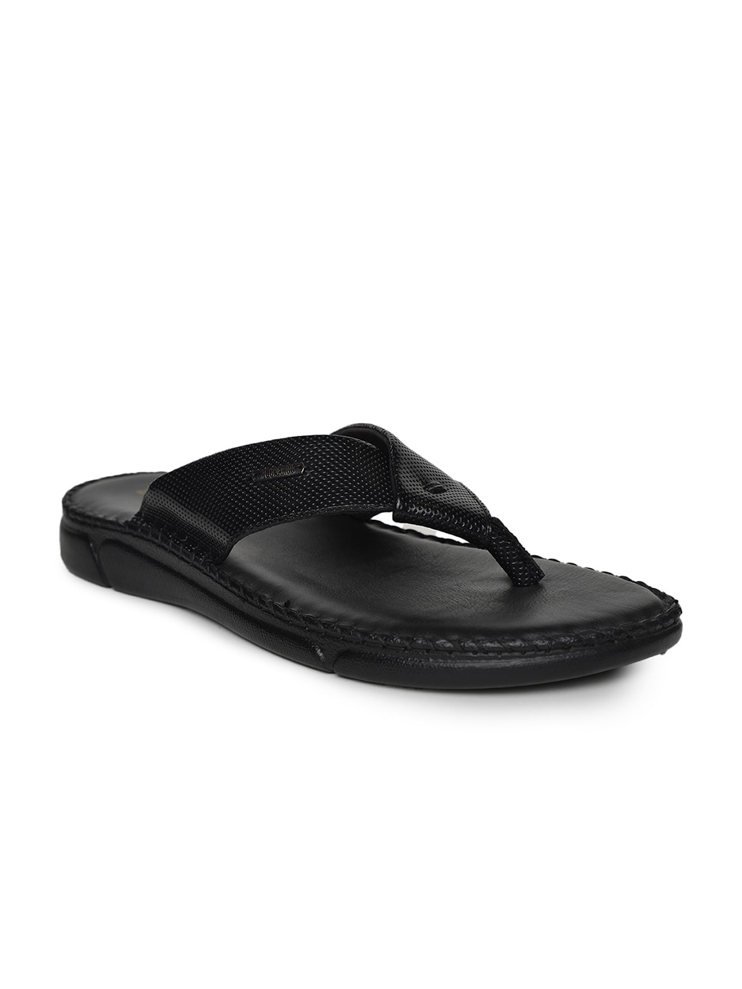 

Buckaroo Men Leather Comfort Sandals, Black