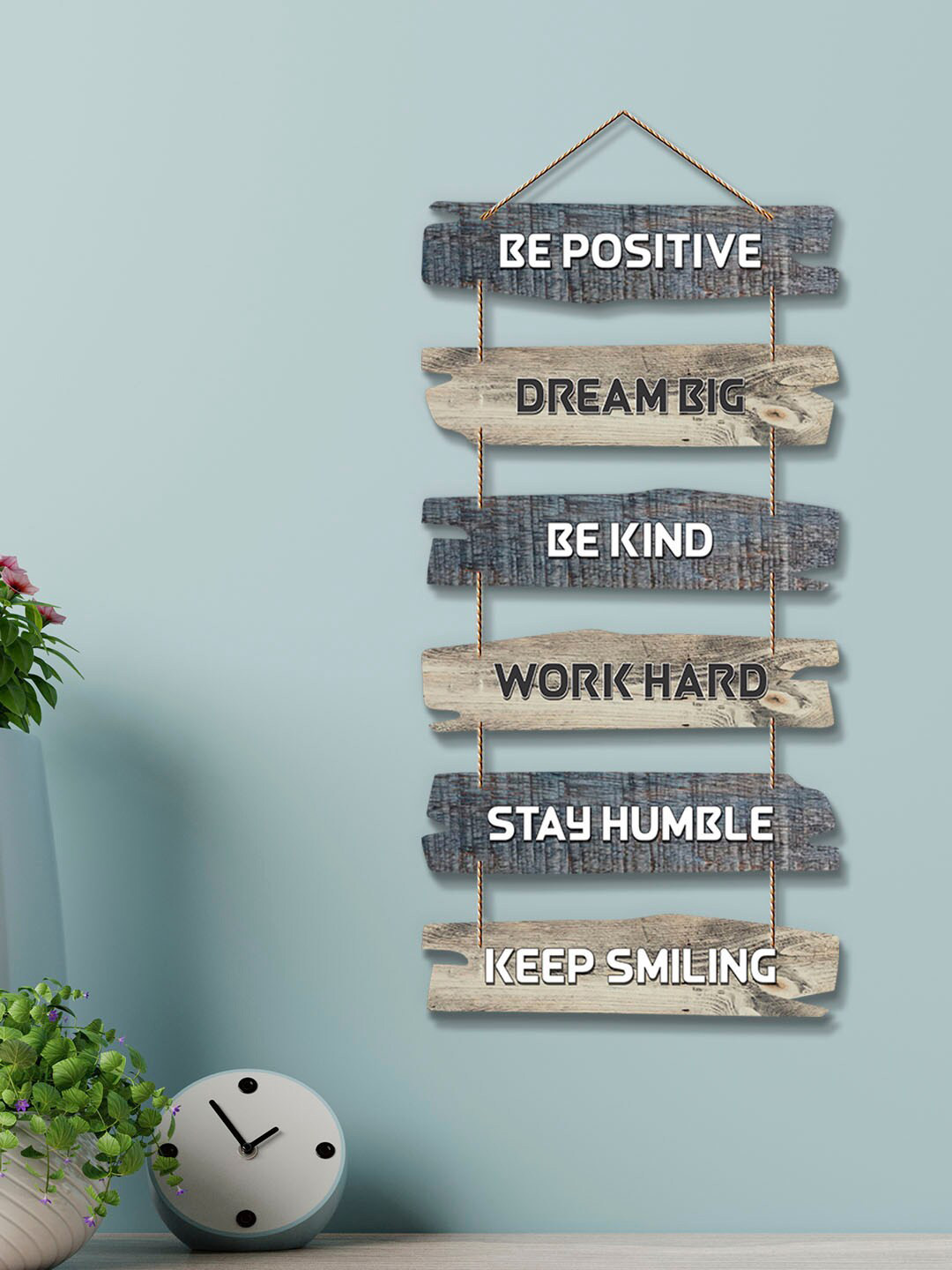 

ArtVibes Grey & Beige Positive Quote Wall Hanging
