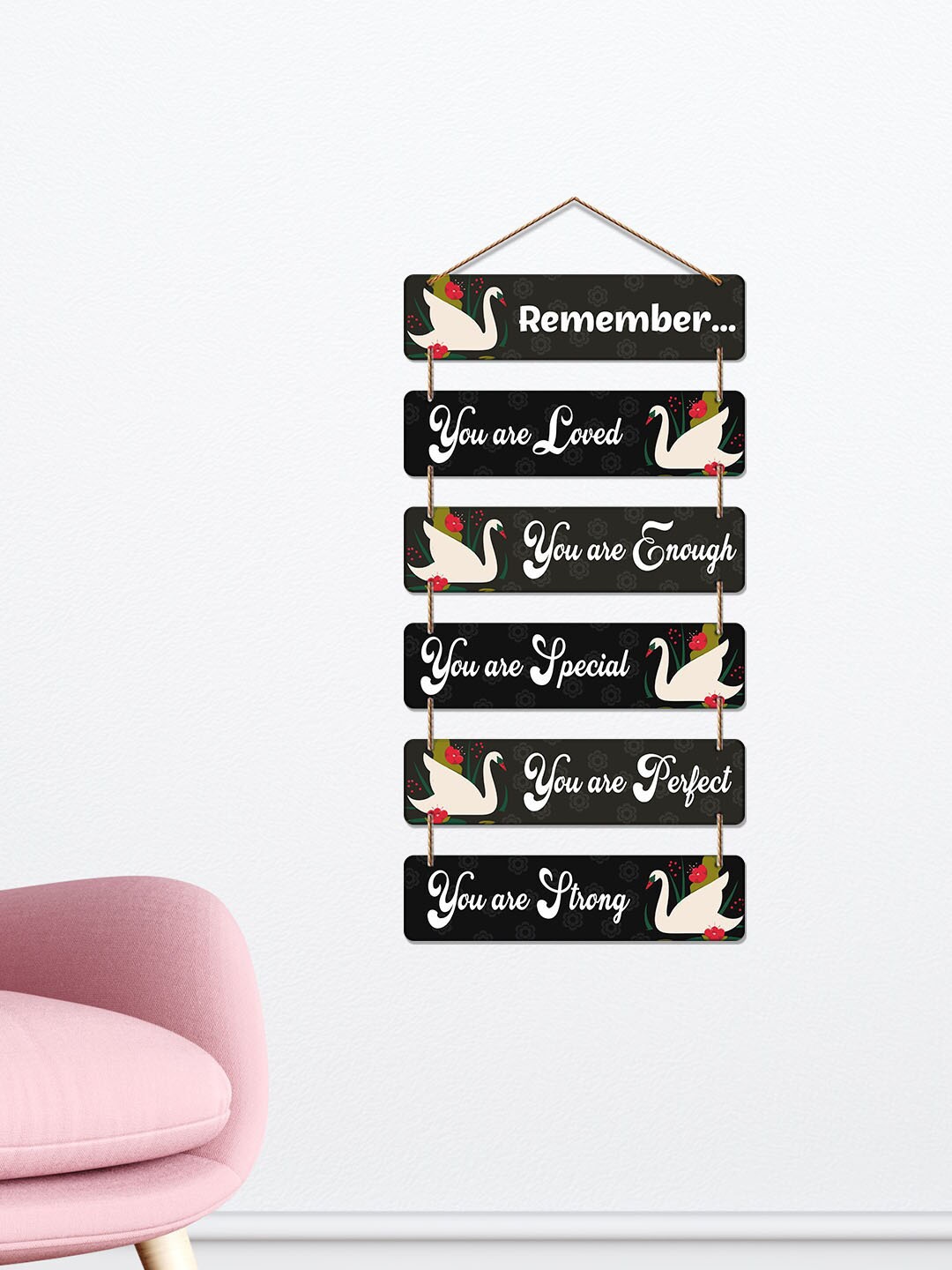 

ArtVibes Black & White Positive Quote Wall Hanging