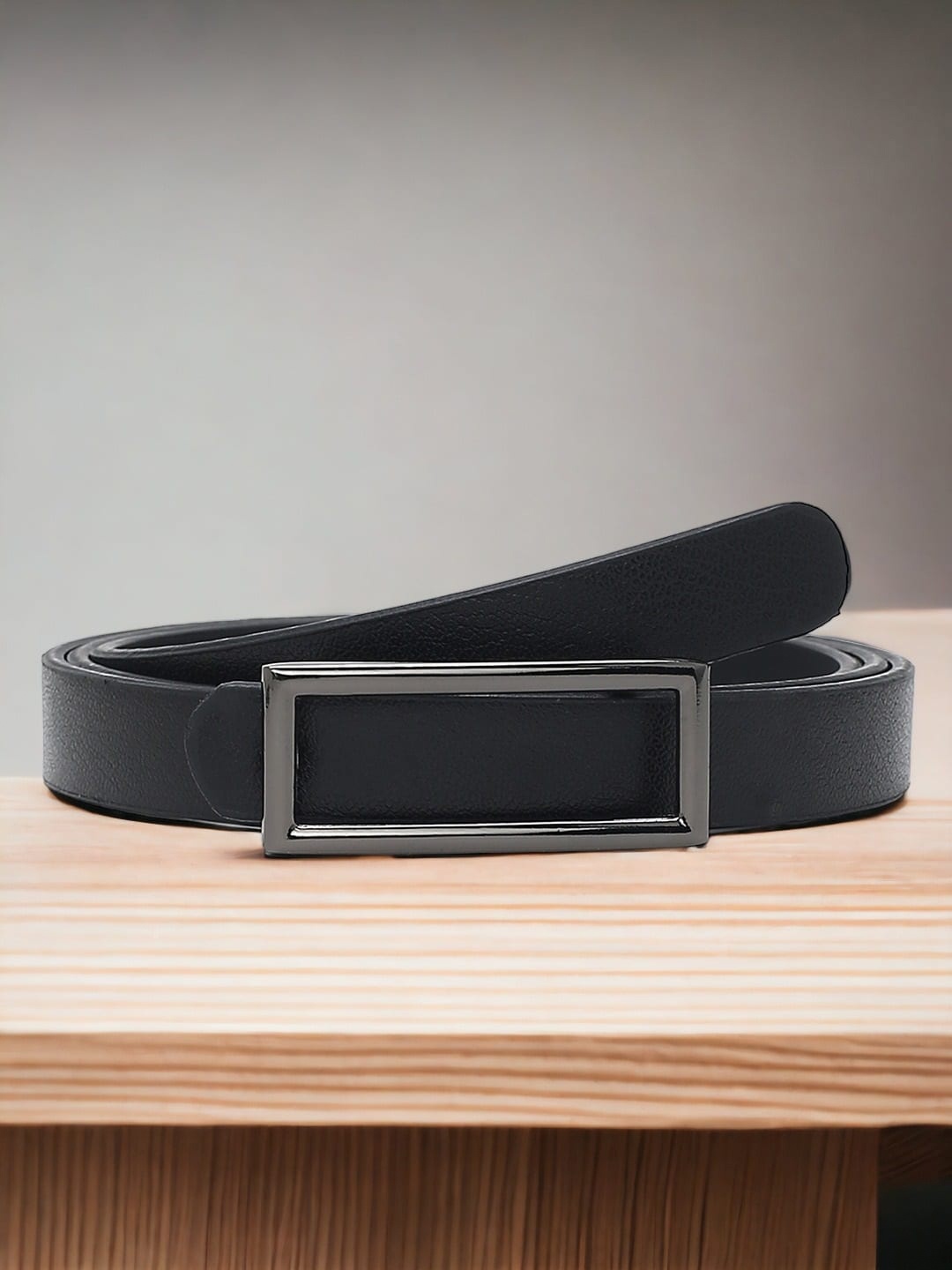 

CRUSSET Women Slim Casual Belt, Black