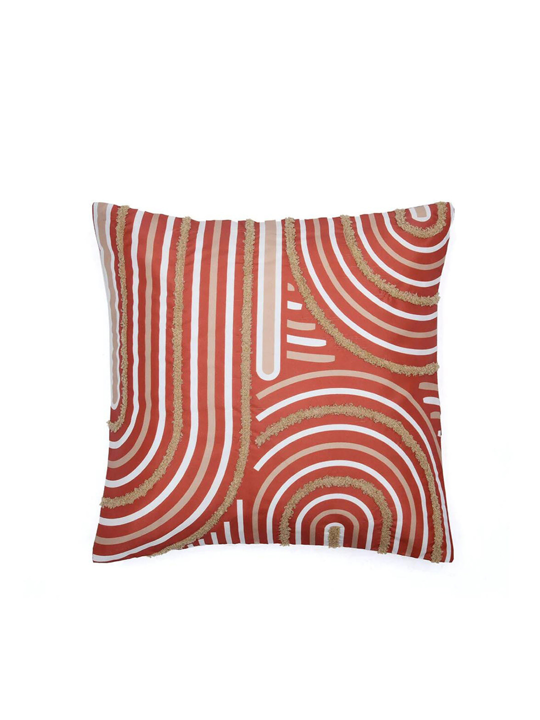 

Athome by Nilkamal Red & White Embroidered Square Cushion Covers