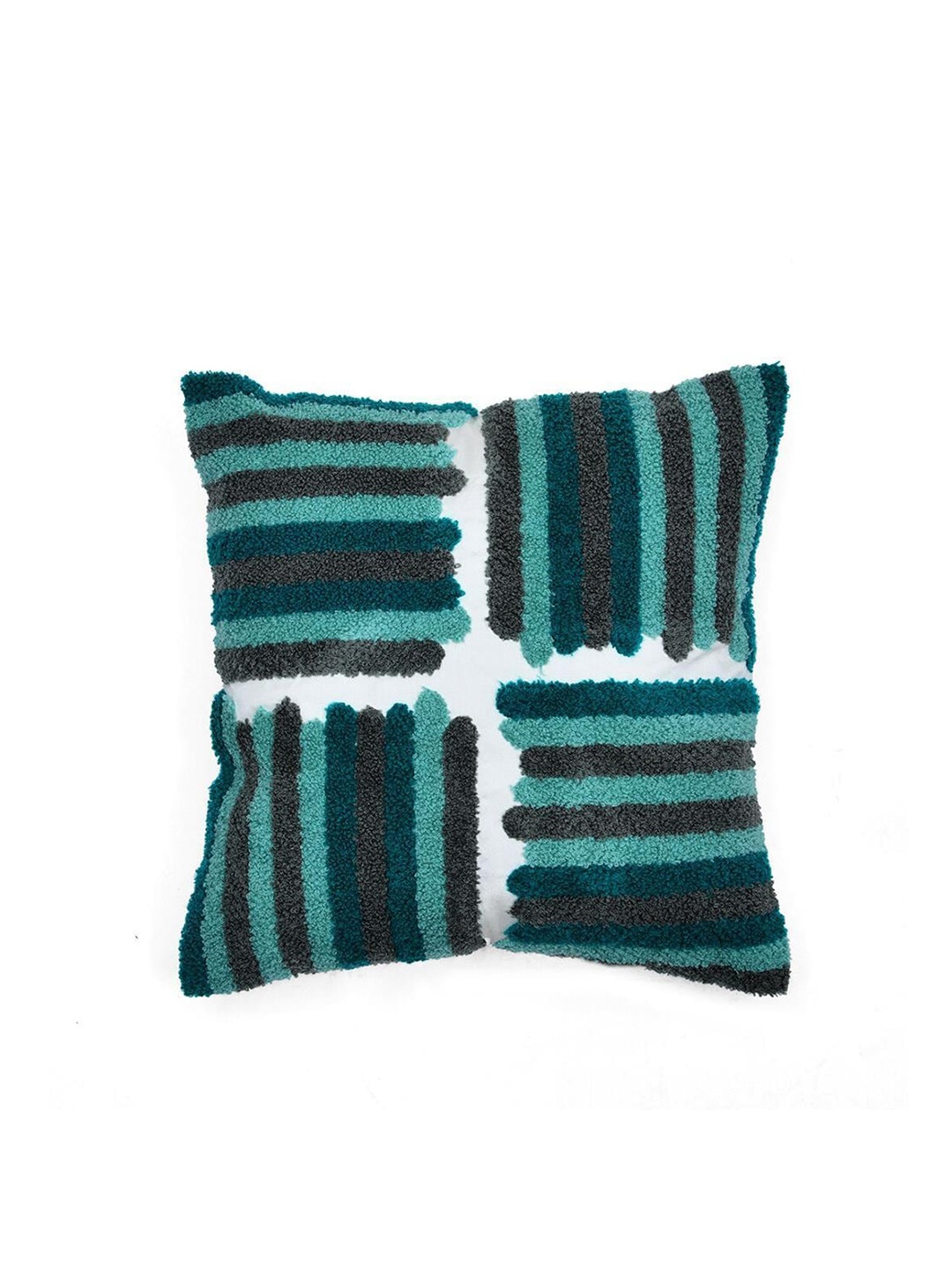 

Athome by Nilkamal Blue & White Square Cushion Covers