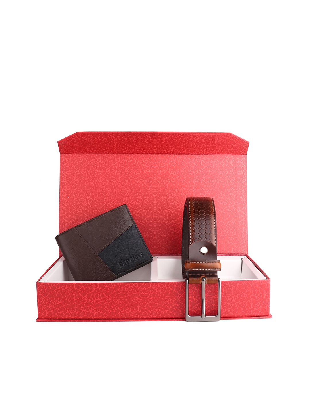

Red Chief Men Leather Accessory Gift Set, Brown