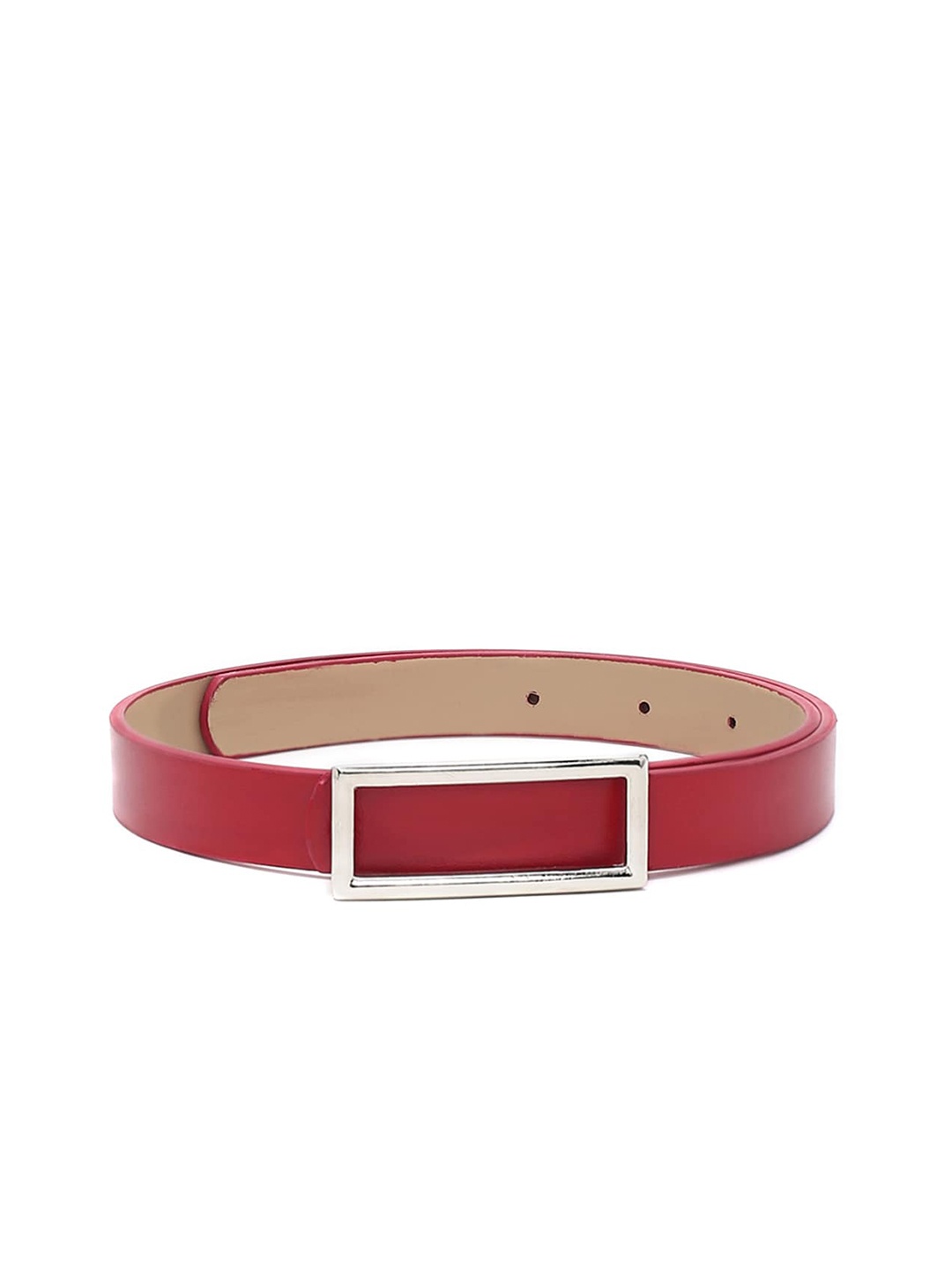 

CRUSSET Girls Textured Casual Belt, Red