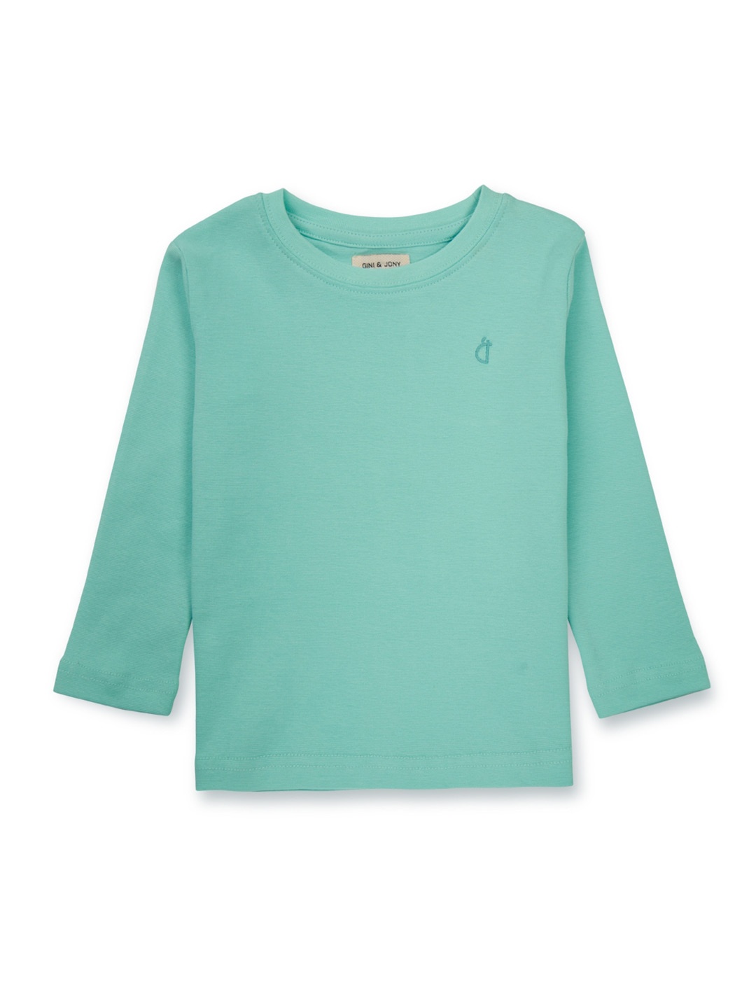 

Gini and Jony Girls Cotton Regular Top, Green