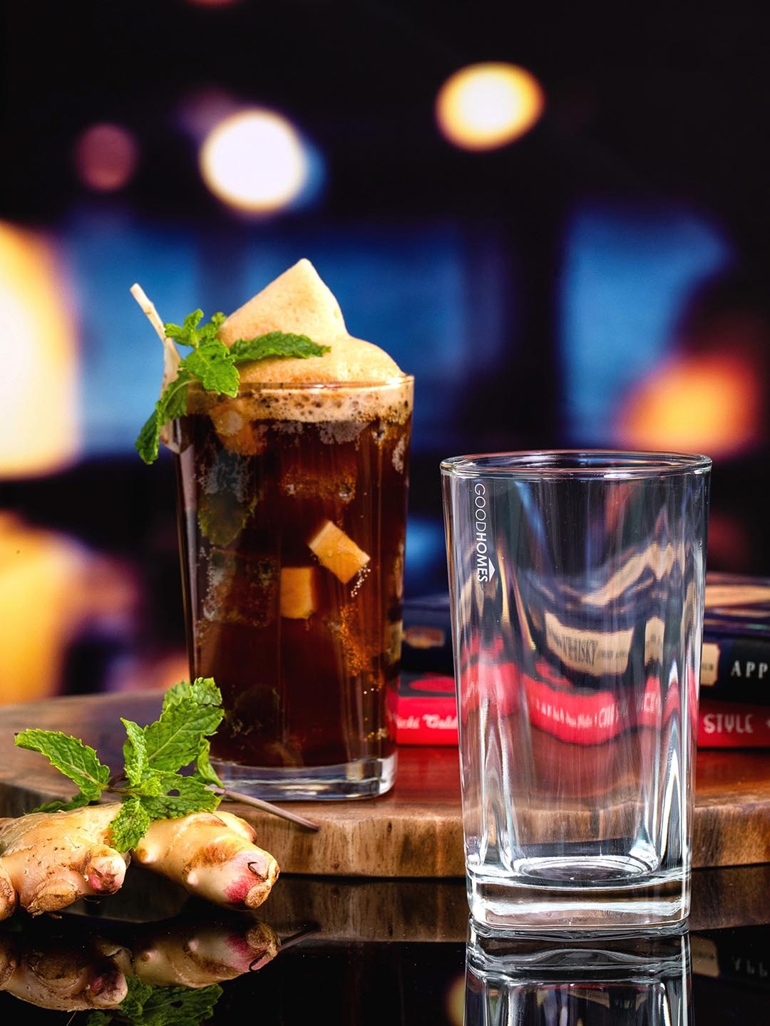 

GOODHOMES Tumbler 6-Pcs Transparent Glass 320ml