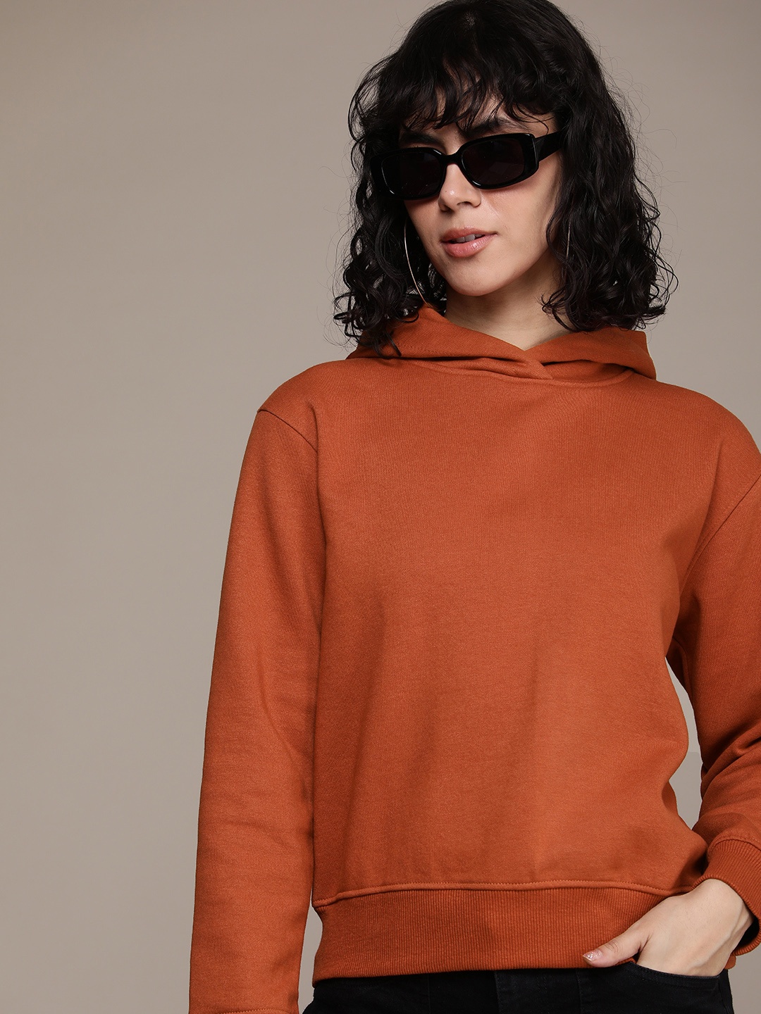

Roadster Women Hooded Sweatshirt, Brown