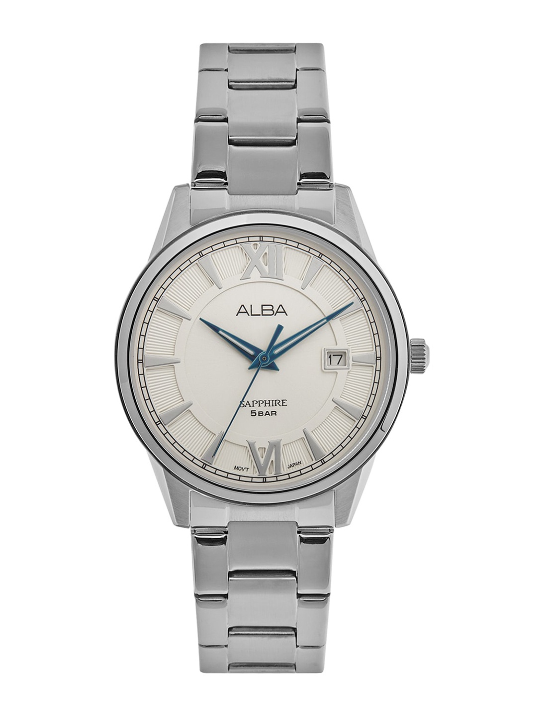 

Alba Men Stainless Steel Bracelet Style Straps Analogue Watch AS9N77X1, White