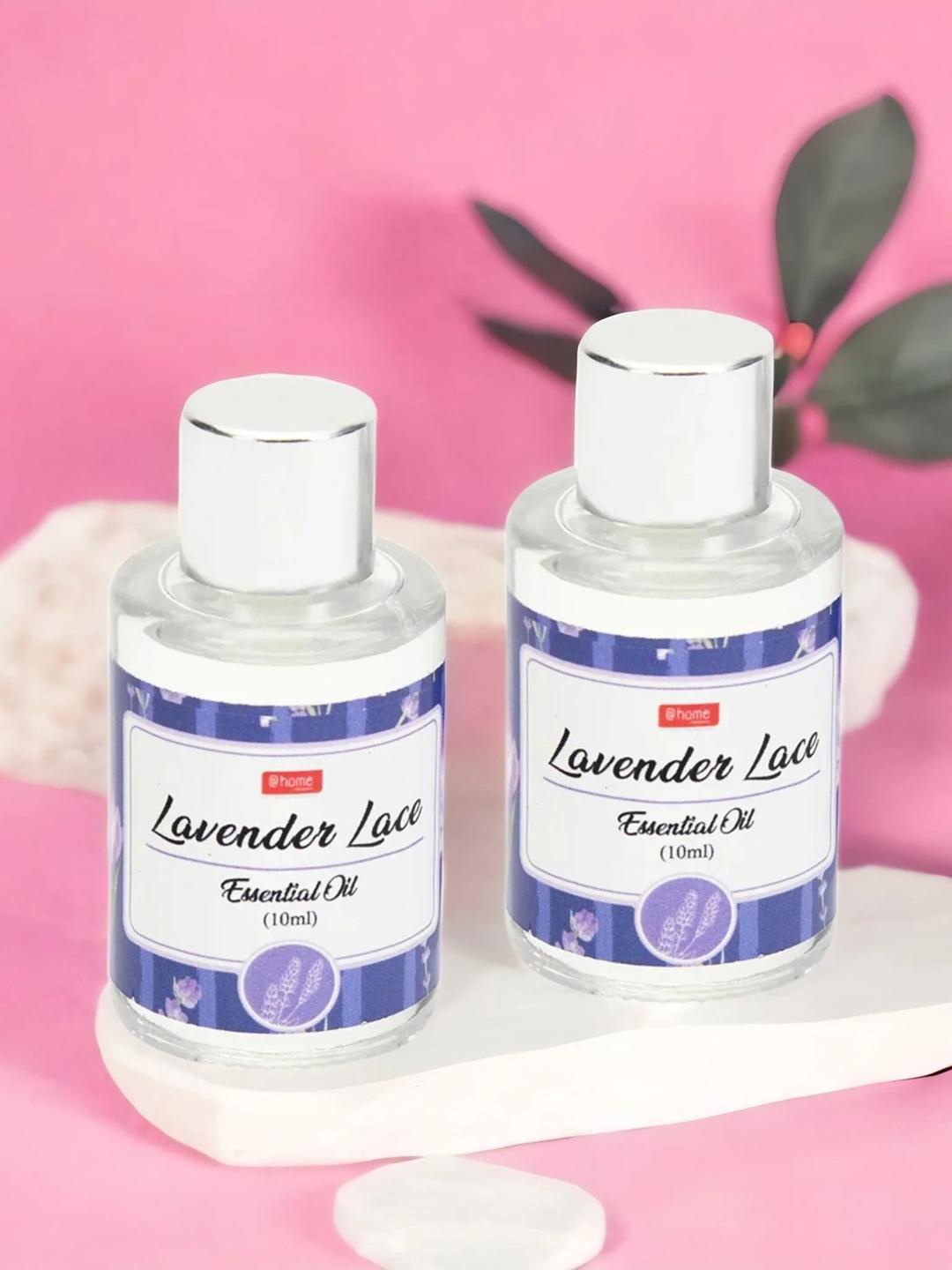

Athome by Nilkamal 2-Pieces Lavender Lace Essential Oil 10ml each, Purple