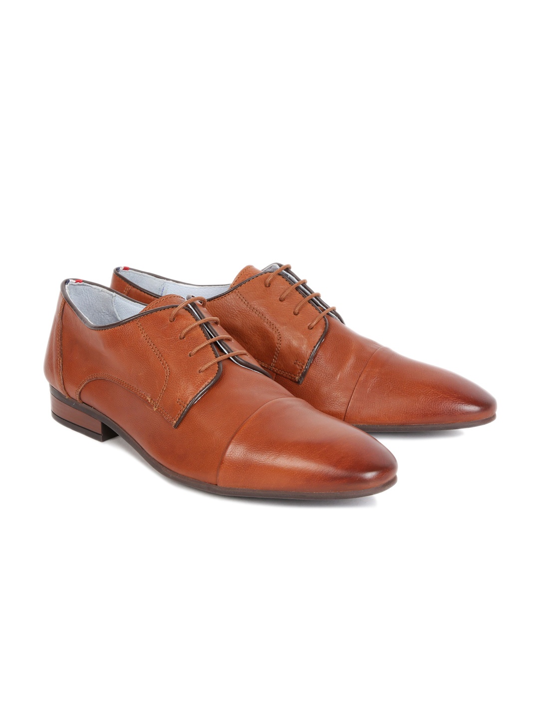 

GABICCI Men Leather Formal Derbys, Tan