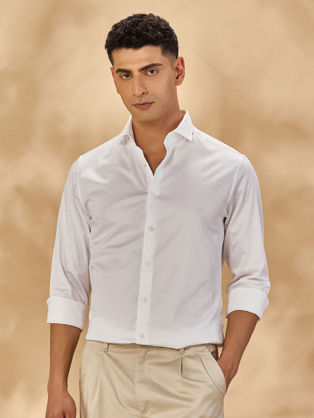 

Aldeno Regular Fit Comfort Formal Shirt, White