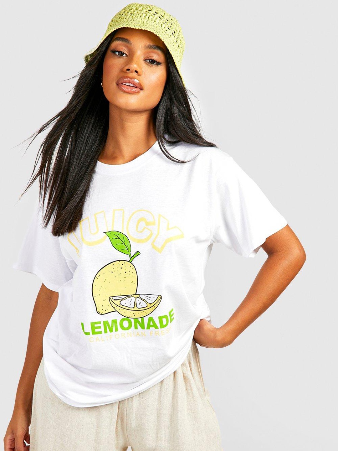 

Boohoo Pure Cotton Oversized Longline T-shirt, White