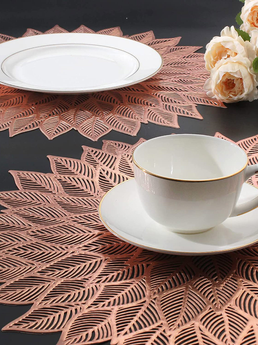 

Dakshya Industries Copper 2-Pieces Star Table Placemats