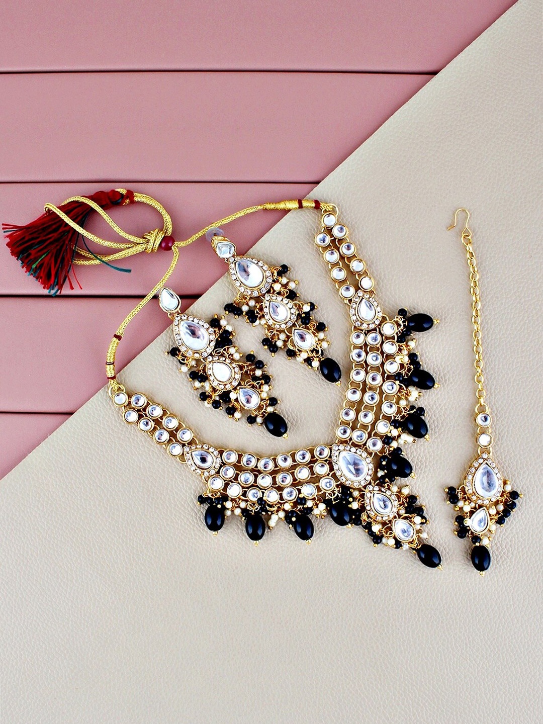 

LUCKY JEWELLERY Gold-Plated Jewellery Set