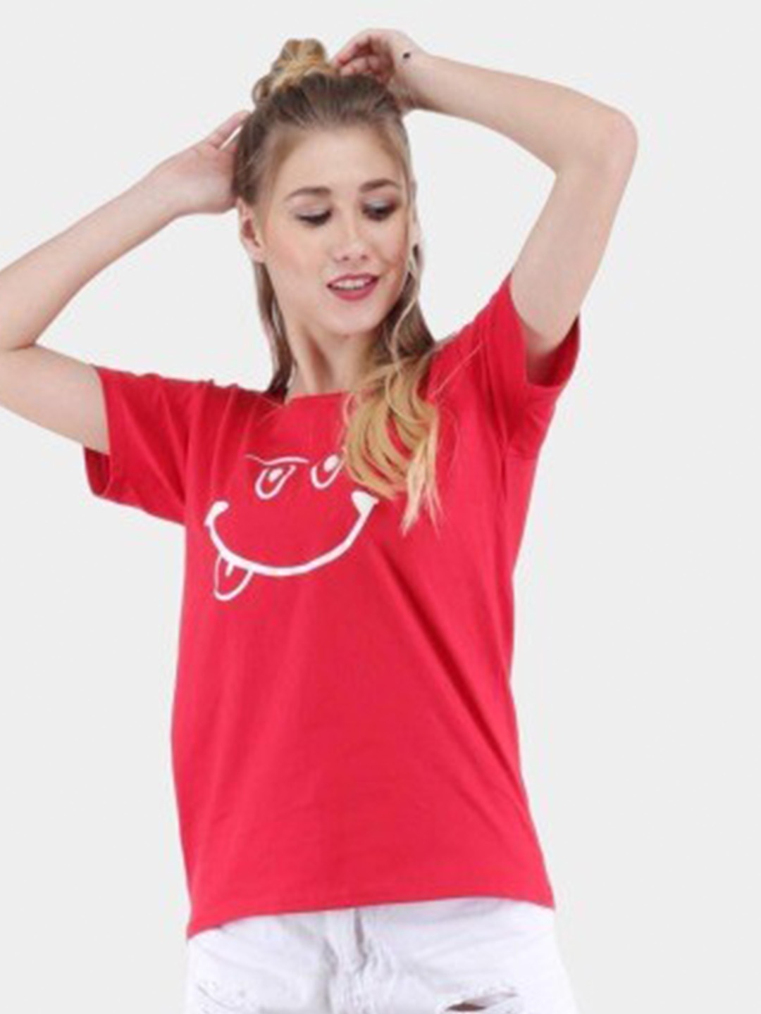 

Next One Graphic Printed Pure Cotton T-shirt, Red