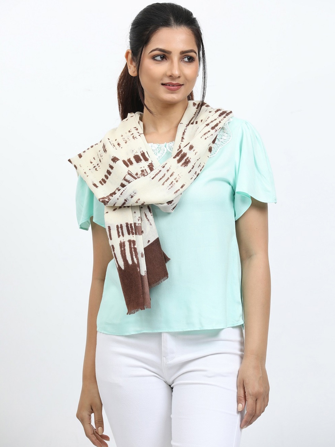 

thickskin Tie & Dye Woolen Stole, Assorted