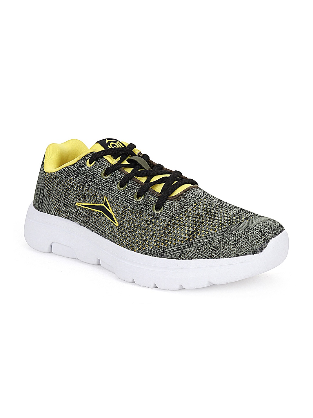 

JQR Boy CANDY s Olive Lace Up Mesh Road Running Shoes