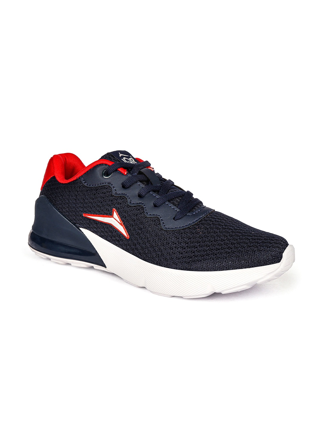 

JQR Boy KONTRA l-EVA Technology Lace-Up Running Shoes, Navy blue