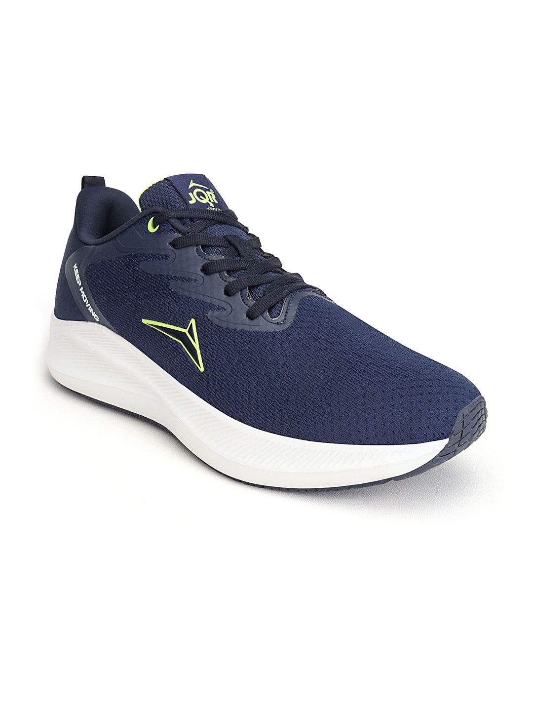 

JQR Men Mesh l-EVA Running Shoes, Navy blue
