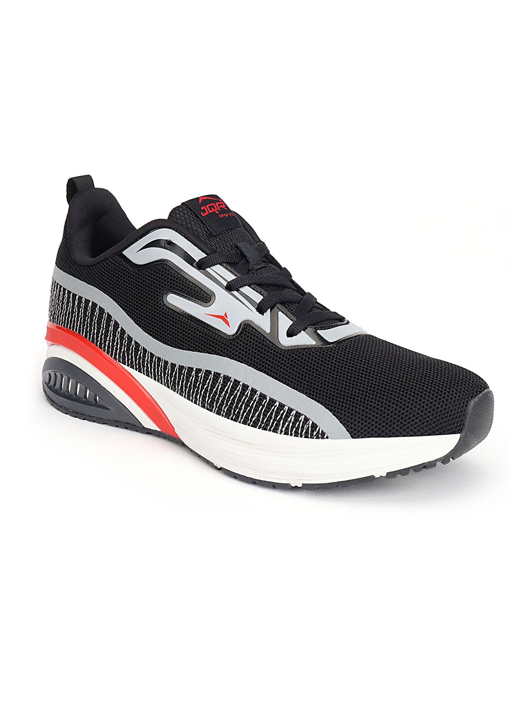 

JQR Men BRIDGE Mesh I-EVA Running Shoes, Black