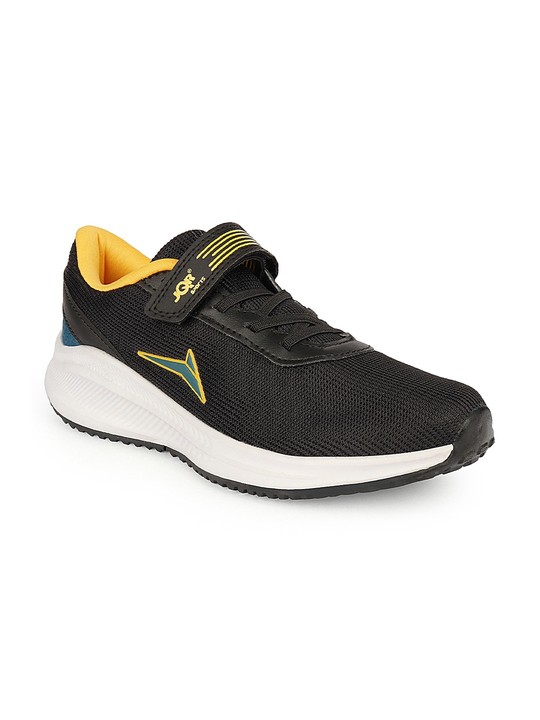 

JQR Kids Mesh l-EVA Running Shoes, Black