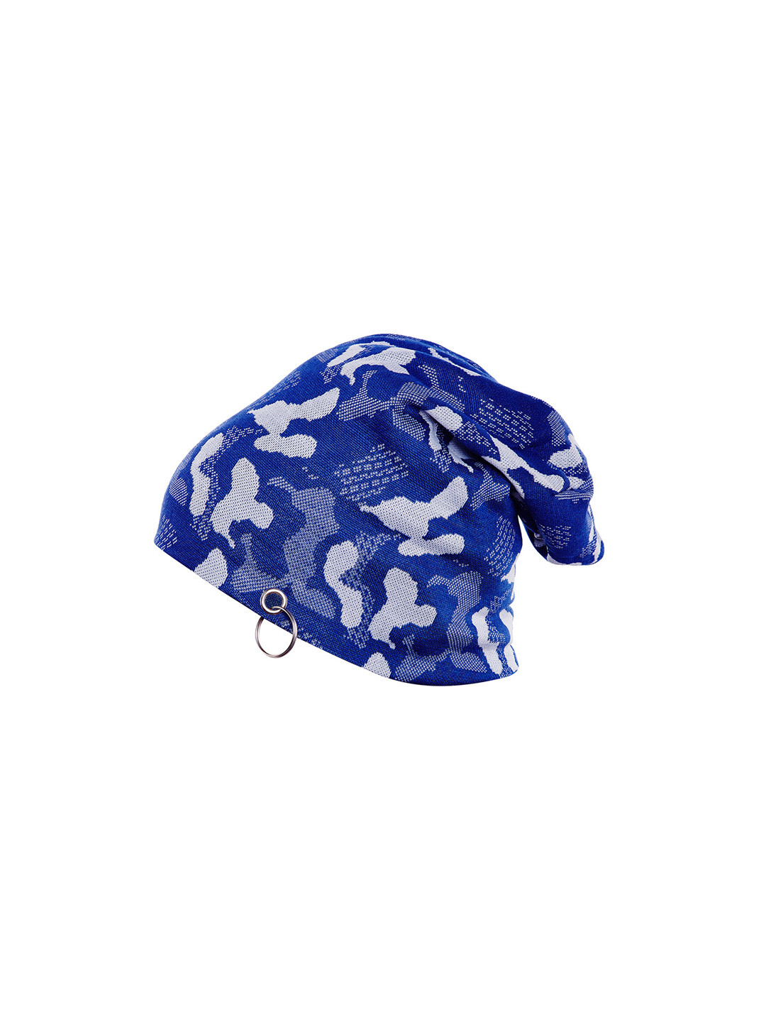 

VIMAL Men Blue & White Self Design Beanie
