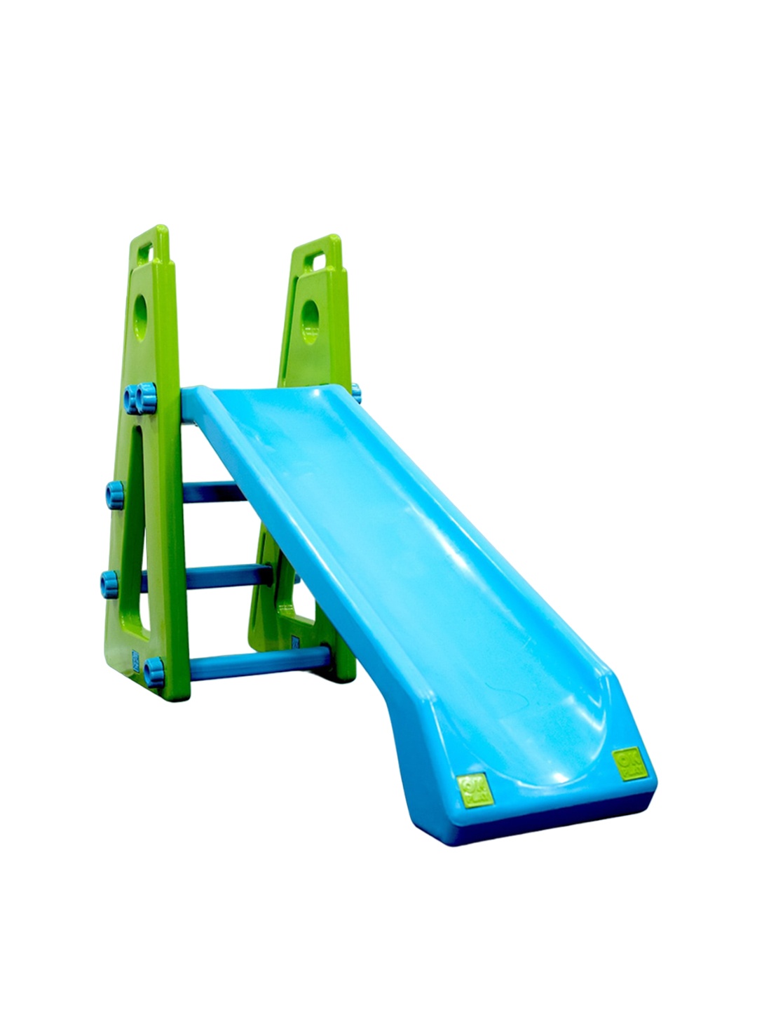 

OK PLAY Kids Indoor & Outdoor Slider, Green