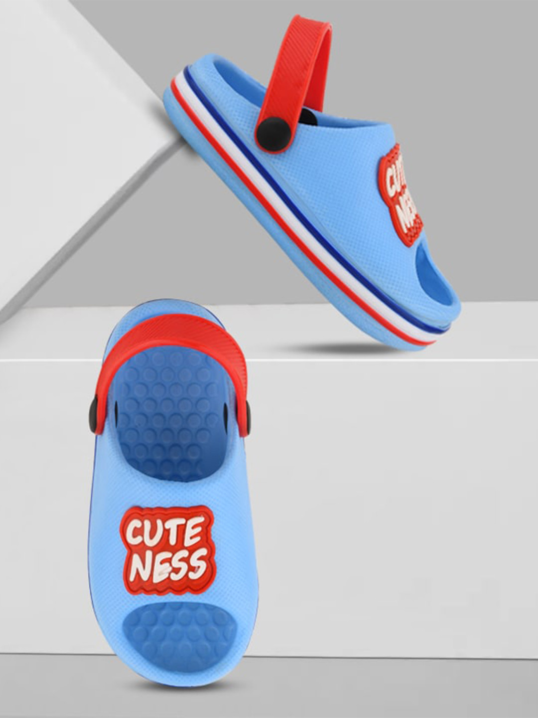 

Smartots Kids Printed Slip-On Clogs, Blue