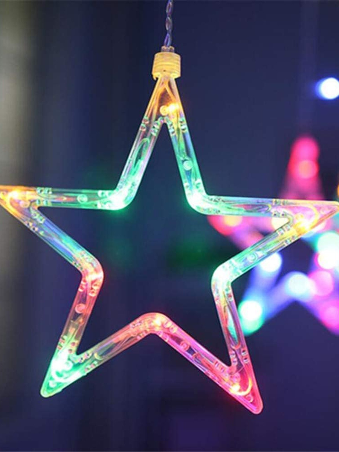 

Ascension Green & Pink LED Star String Lights