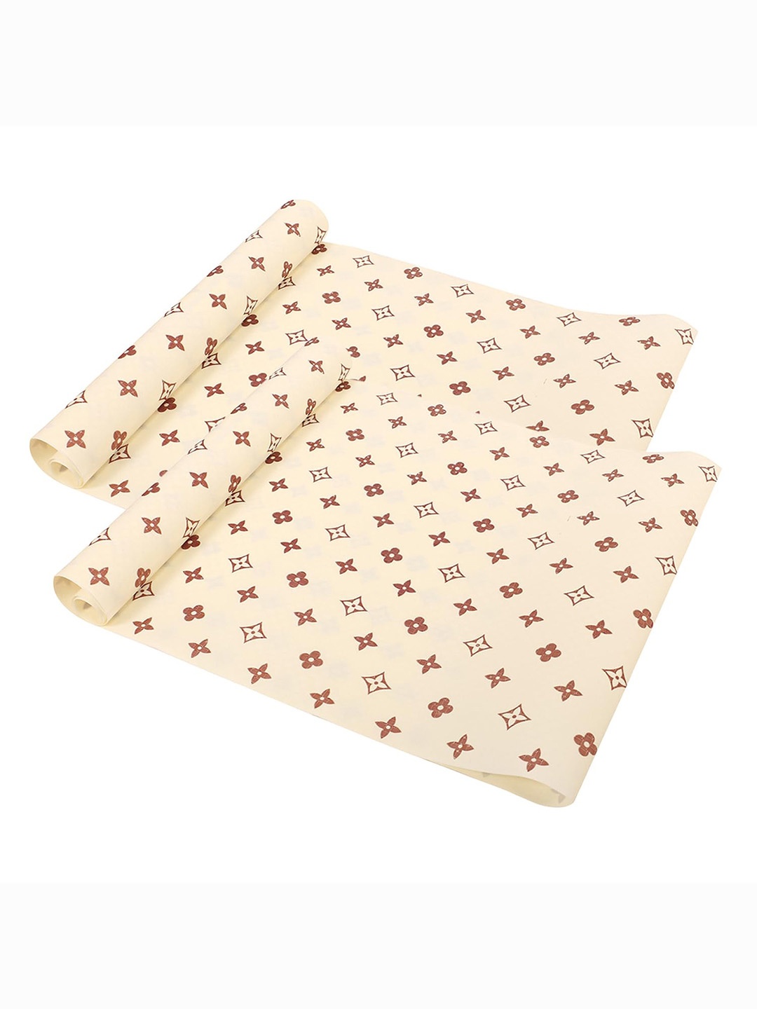 

Kuber Industries Cream 2 Pieces Printed Anti-Slip Table Placemats