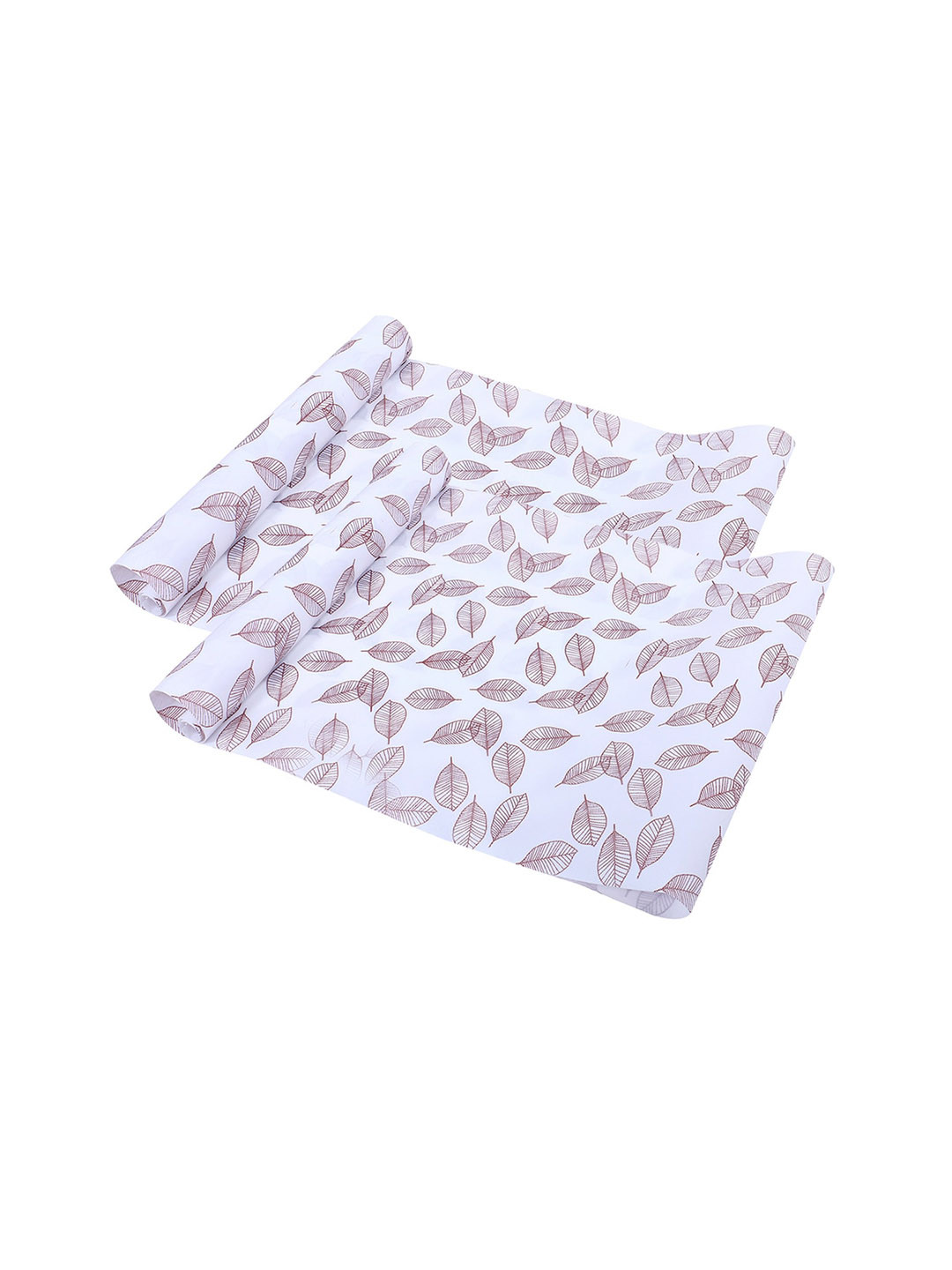 

Kuber Industries White 2 Pieces Printed Kitchen Cabinet Shelf Mat
