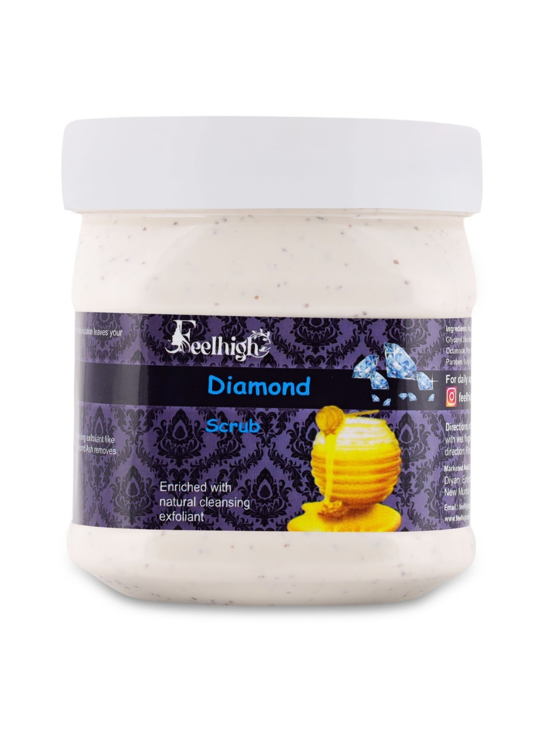 

FEELHIGH Diamond Scrub Keep Face Hydrated - 500ml, Multi