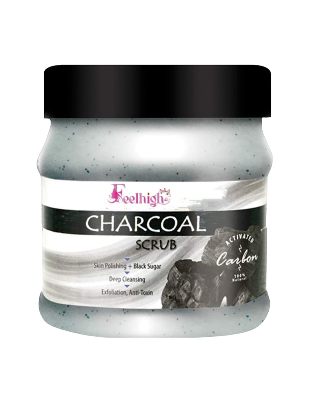 

FEELHIGH Charcoal Scrub For Deep Cleansing - 500ml, Multi