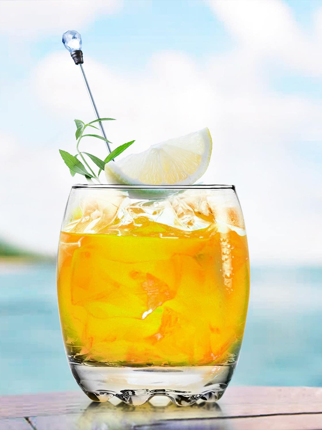 

Cello Amphio 6-Pieces Transparent Juice Glass Tumblers 290 ml Each