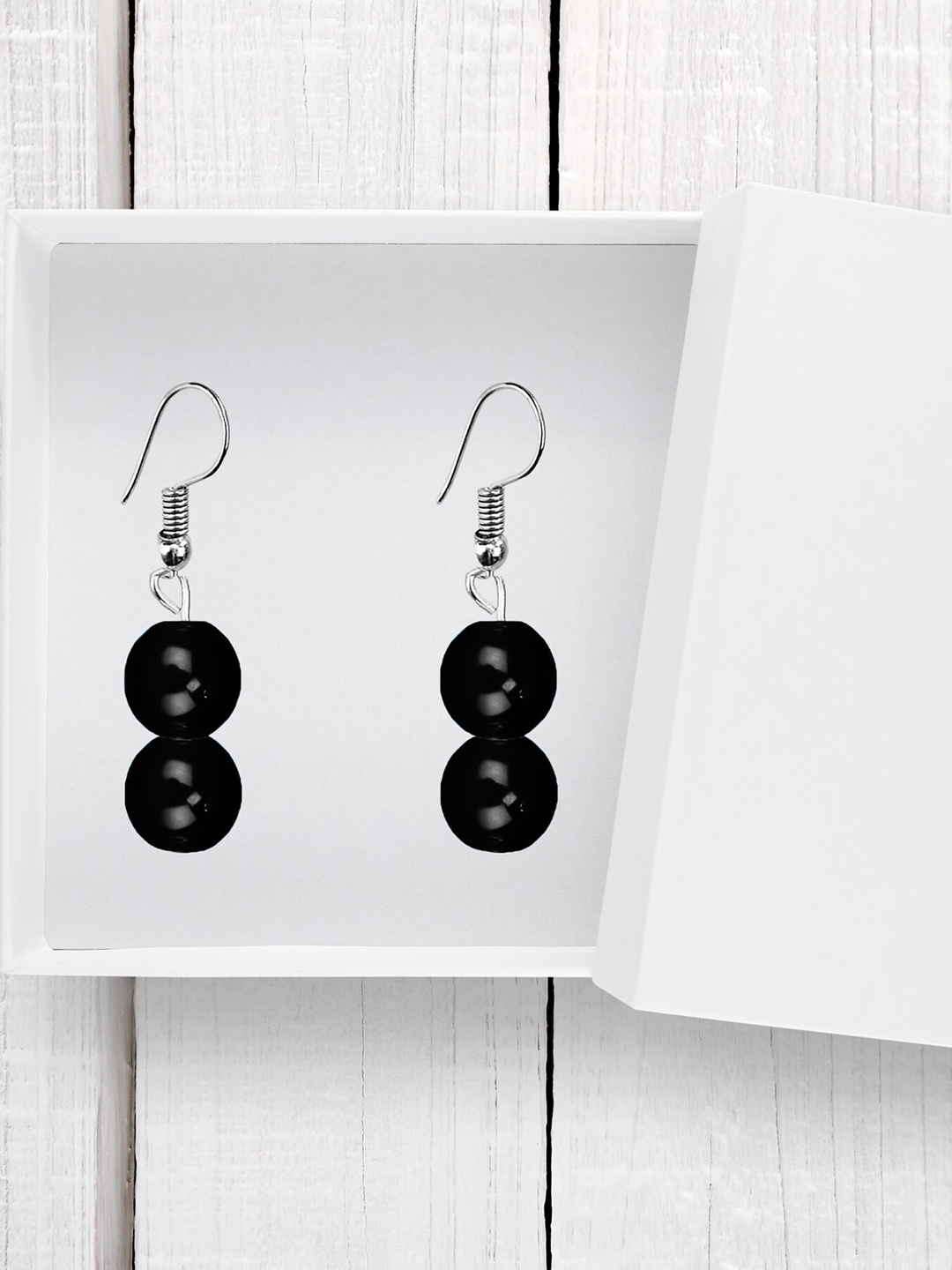 

Mikado Silver-Plated Circular Drop Earrings
